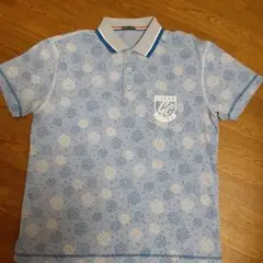 GREEN、CLUB、花柄ポロシャツ 半袖、美品