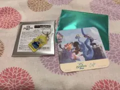 ズートピア カフェ　めじるしチャーム　コースター