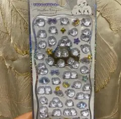 ボンボンドロップシール　シマエナガ　1枚