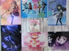 ☆魔法少女まどか☆マギカ　まとめ売り　7点セット　クリアファイル　色紙☆