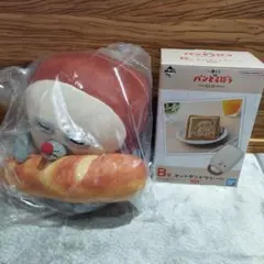 一番くじ パンどろぼう Ａ いとしのパン ぬいぐるみ Ｂ ホットサンドマシーン