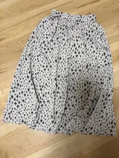 hush hush ロングスカート フレア　ベージュ