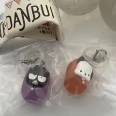 はぴだんぶい　めじるしアクセサリー　ソロキャンプ　バッドばつ丸　ポチャッコ