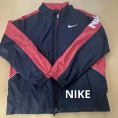 NIKE キッズ ウィンドブレーカー ブラック レッド　Sサイズ