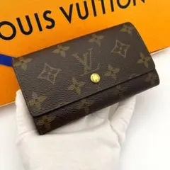 美品）LOUIS VUITTON モノグラム 二つ折り財布 ポルトモネジップ
