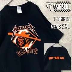 【激レア☆US輸入】メタリカ×MLB ジャイアンツ バンドTシャツ メンズ2XL