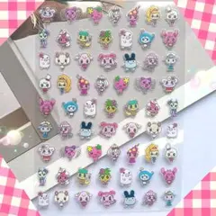 大容量　たまごっち　ネイルシール　大判クリアシート　【お急ぎ便⭐️無料】