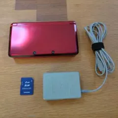 ニンテンドー3DS 本体 メタリックレッド　赤