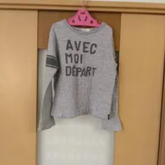 Noeil aime BeBe グレー　長袖カットソー 130