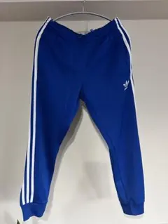adidas 青 ジャージ パンツ