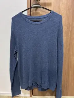 無印良品 長袖 カットソー ネイビー M メンズ