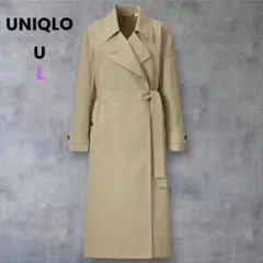 UNIQLO カーキ トレンチコート ウエストベルト付き L 男女兼用