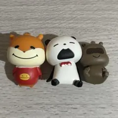 にしむらゆうじ 肩ズンFig. ソフビコレクション ぱんだ たぬき こねずみのサムネイル