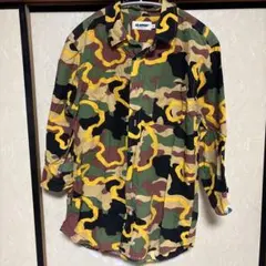 XLARGE カモフラ柄　七分袖シャツ M