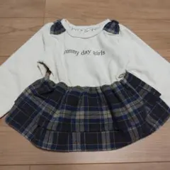 長袖カットソー　110cm　裏起毛　トップス　キッズ服