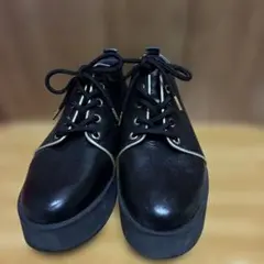 ソニアリキエル.ブラックレースアップシューズ