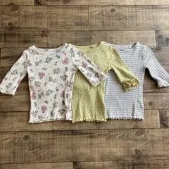 next 花柄Tシャツ 3枚セット 3y