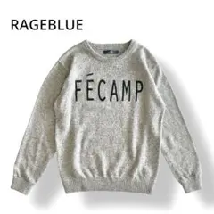 RAGEBLUE レイジブルー ウール混 オーバーサイズセーター ニット L