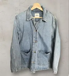 ZARA ライトブルー デニムジャケット　レディース