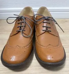 REGAL リーガル ウイングチップ メダリオン ブラウン 24.5cm