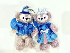 ダッフィー　シェリーメイ　ぬいぐるみバッジ　ディズニーシー25周年