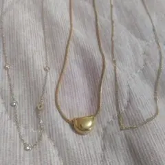 ステンレス ネックレス 3点セット