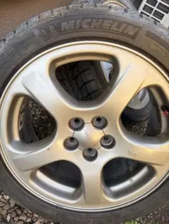 215/45R17ミシュランローテーションスタッドレスSUBARUアルミホイール