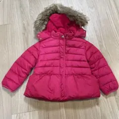 ★クリーニング済★jacadi ピンク ダウンコート 4A 104センチ
