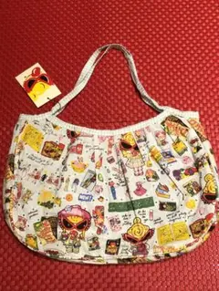 ヒスミニ グラニーバッグ　リバーシブル　着せ替えミニ柄　レース素材　可愛い❤️