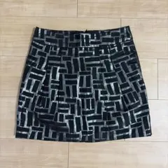 BANANA REPUBLIC 幾何学模様ミニスカート サイズ0