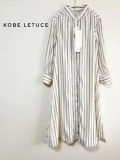 KOBE LETUCE バンドカラー 長袖 シャツ ワンピース
