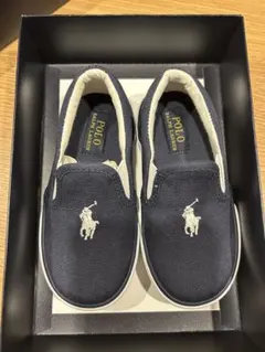 Ralph Lauren キッズ スリッポン ネイビー