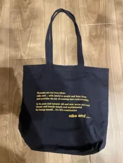 即購入大歓迎☺︎︎ Niko and… トートバッグ ネイビーのサムネイル