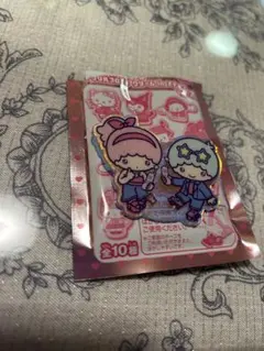 サンリオ　リトルツインスターズ　アクリルブローチ