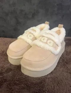 UGG アグ　ベージュ 厚底24cm