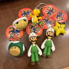 スーパーマリオ　マスコットフィギュア　6点