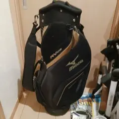 Mizuno RV03 キャディバッグ ブラック/ゴールド