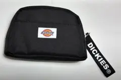 DICKIES ビッグタグロゴスクエアポーチ　ブラック