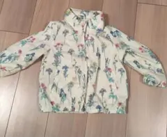 花柄フード付きジャケット 100cm