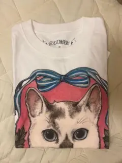 ボリス雑貨店 ヒグチユウコ × 火の鳥 LOVE火の鳥 白Tシャツ XLサイズ