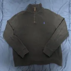 Polo Ralph Lauren ハーフジップ セーター M 黒