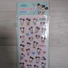 ミッキーミニー　プクプクシール