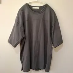 【美品】nano universe Tシャツ L ブラック 半袖 無地 メンズ