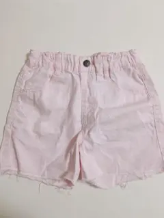 しまむら　Little weekend デニム　ショートパンツ　ピンク色