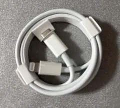 iPhone13充電器Lightningケーブル ホワイト 純正品