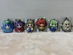 【未開封】東方project 東方 ラバーキーホルダー にとり 小鈴 早苗 茜屋
