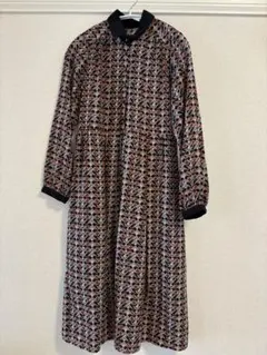 幾何学 ロングワンピース