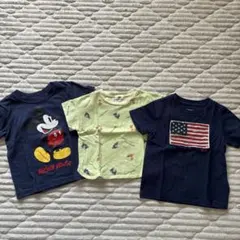 アンパンマン他 Tシャツ 3枚セット