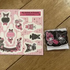 マイメロディ&クロミ アクリルチャーム　　20周年記念