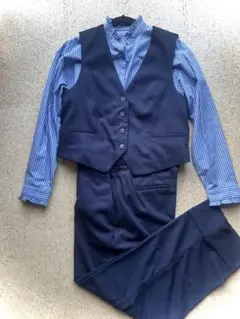 ⭐︎最終値下げ⭐︎ZARAネイビー ベストとパンツセット✨